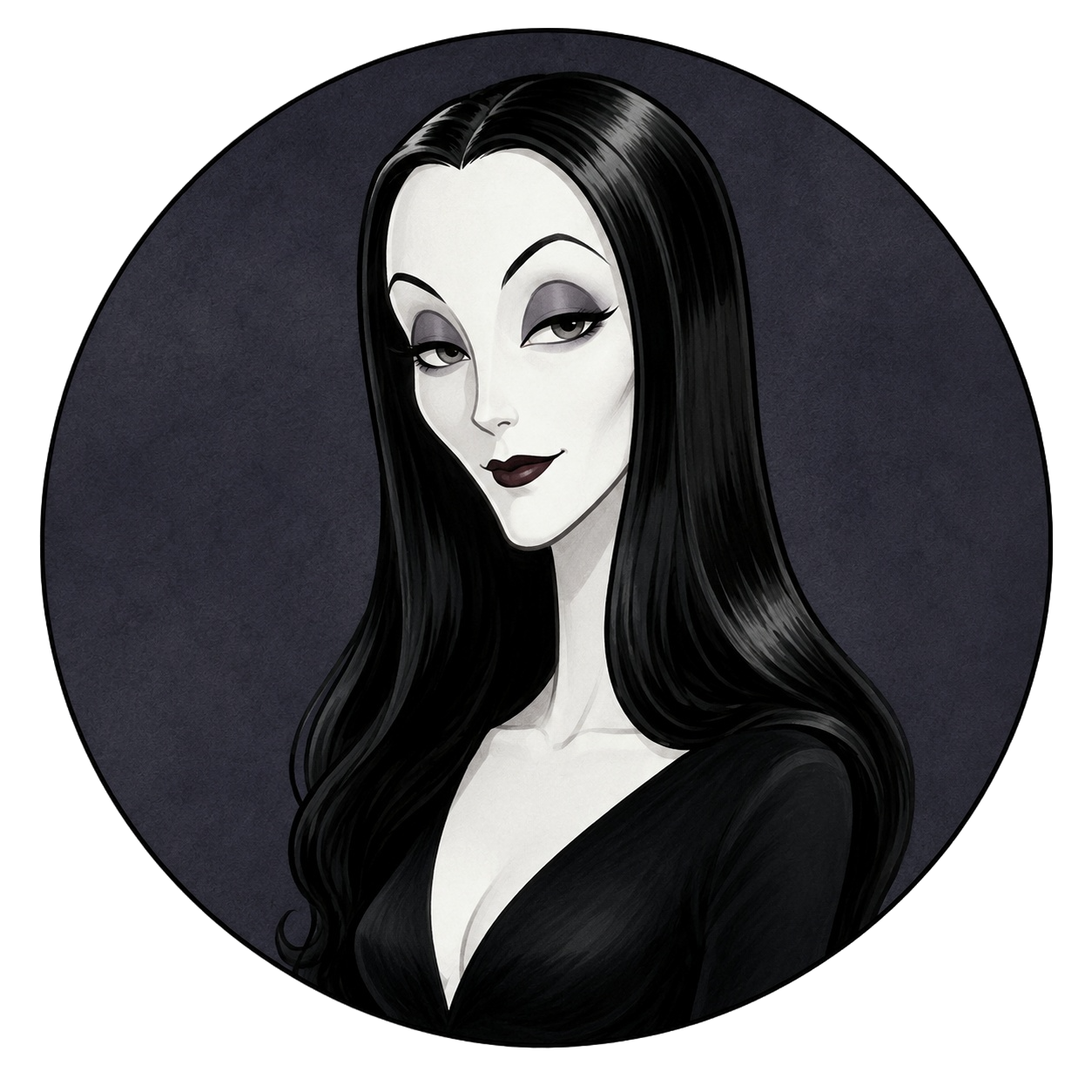 Morticia portrait